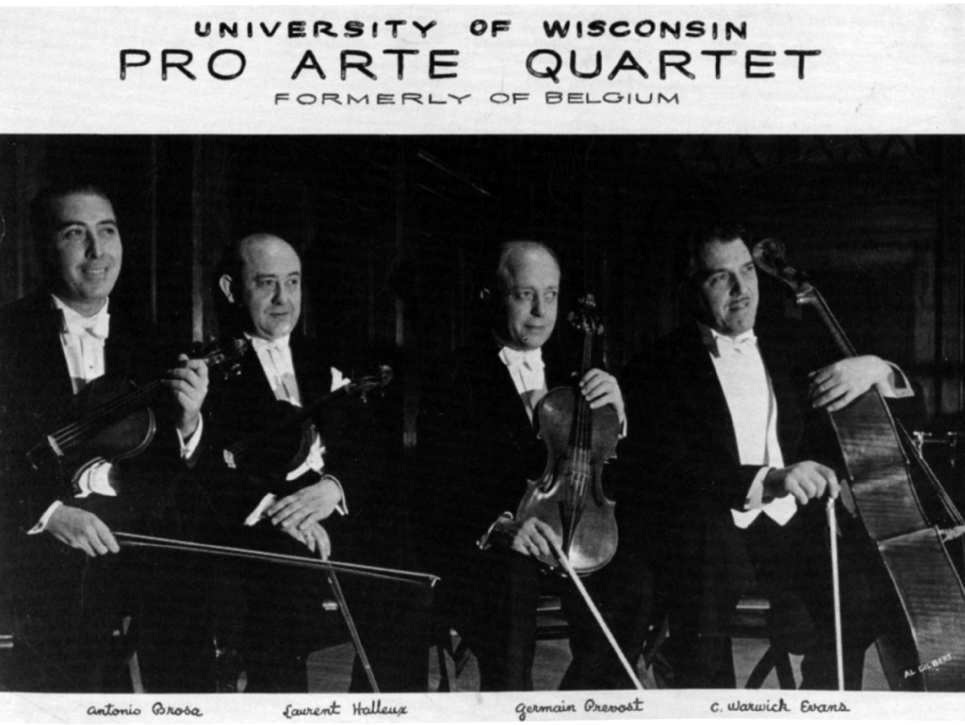 Pro Arte Quartet 1940 Brosa-Halleux-Prevost-Evans 1940