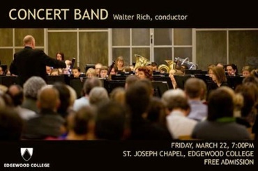 Walter Rich  Edgewood Concert Band 2013-3-22-Band