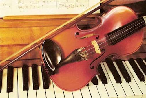 piano and violin accompanying